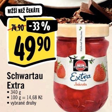 Džem výběrový Extra Schwartau