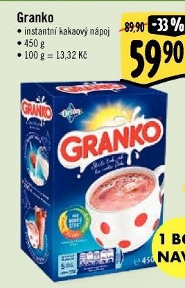 Instantní kakao Granko