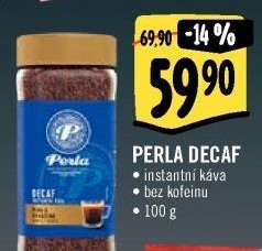 Instantní káva bez kofeinu Decaf AH Perla