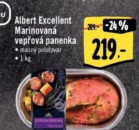 Marinovaná vepřová panenka Excelent Albert