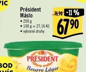 Máslo Président