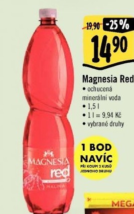 Minerální voda Magnesia Red