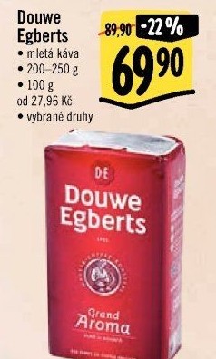 Mleté kávy Douwe Egberts