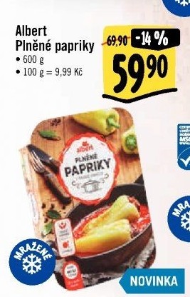 Plněné papriky Albert
