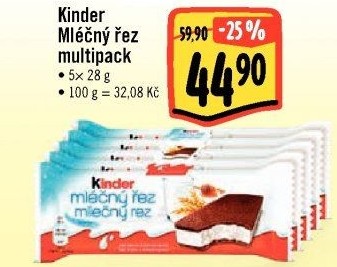 Řez mléčný Kinder