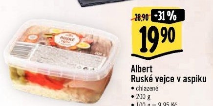 Ruské vejce v aspiku Albert