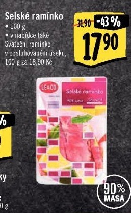 Šunka selské ramínko LE&amp