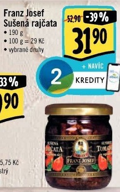 Sušená rajčata v oleji Exclusive Franz Josef Kaiser