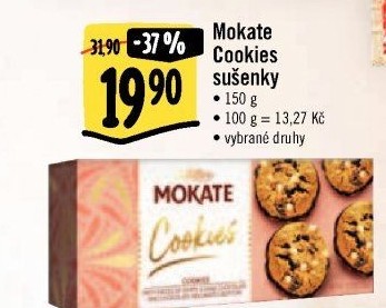 Sušenky Cookies Mokate Caffetteria