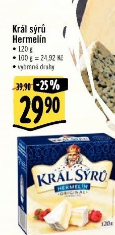 Sýr Hermelín Král sýrů