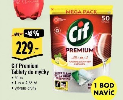Tablety do myčky Premium All in 1 Cif