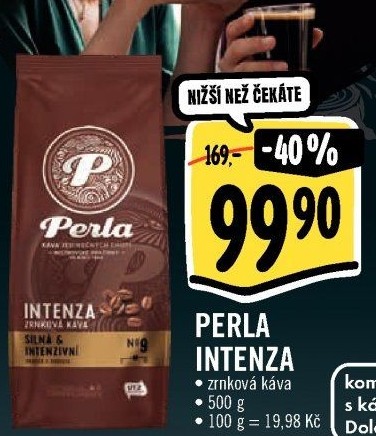 Zrnková káva Intenza AH Perla