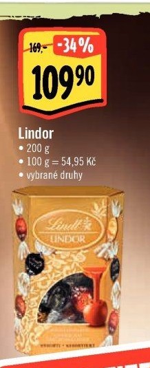 Bonboniéra Pralinky Lindor Lindt