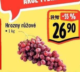 Hrozny růžové