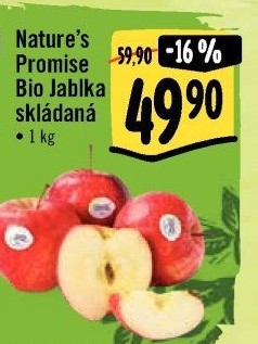 Jablka bio Nature'