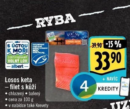 Losos divoký Keta Albert