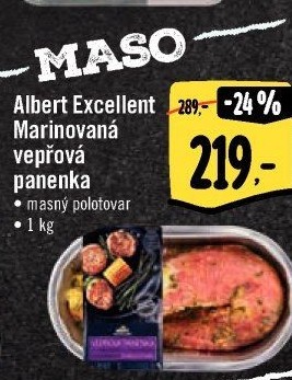 Marinovaná vepřová panenka Excelent Albert