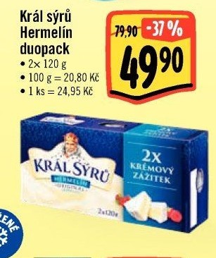 Sýr Hermelín Král sýrů