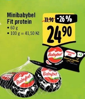 Sýr Mini Babybel Protein Veselá kráva