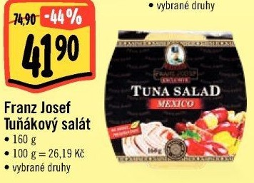 Tuňákový salát Exclusive Franz Josef Kaiser