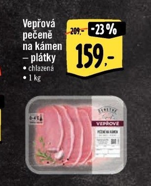 Vepřová pečeně na kámen Albert