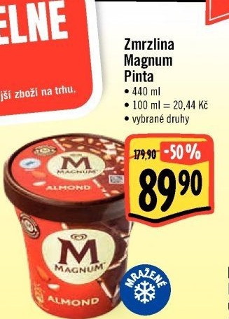 Zmrzlina v kelímku Magnum Algida