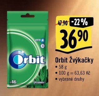Žvýkačky Orbit