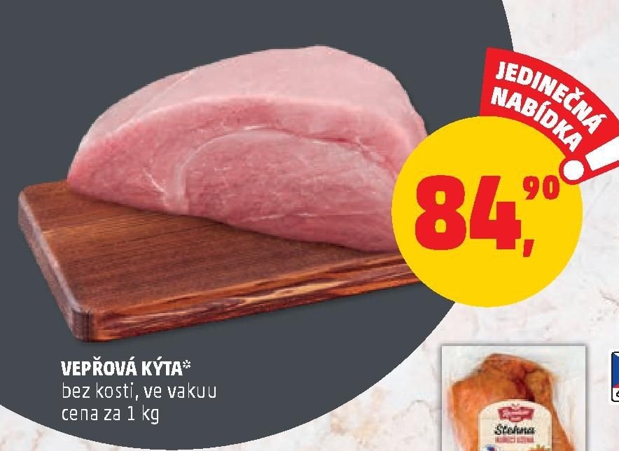 VEPŘOVÁ KÝTA bez kosti, ve vakuu