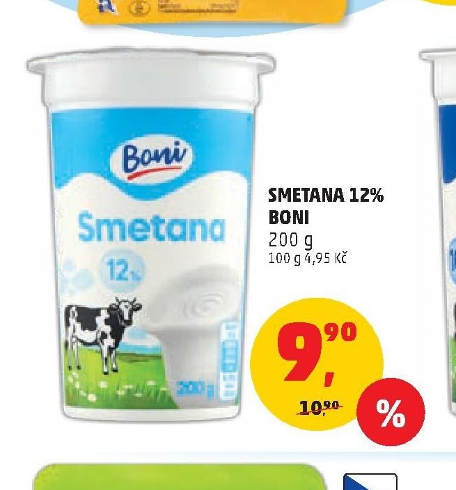 SMETANA 12% BONI