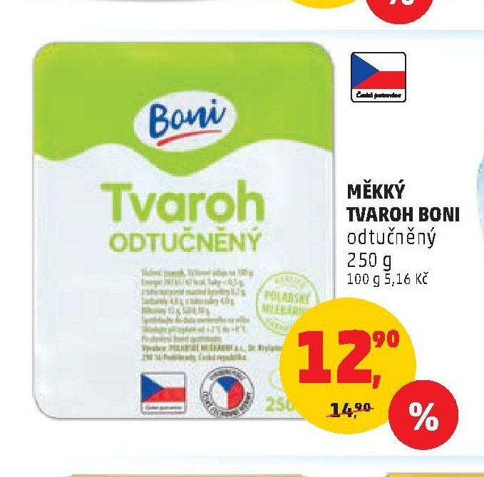 MĚKKÝ TVAROH BONI