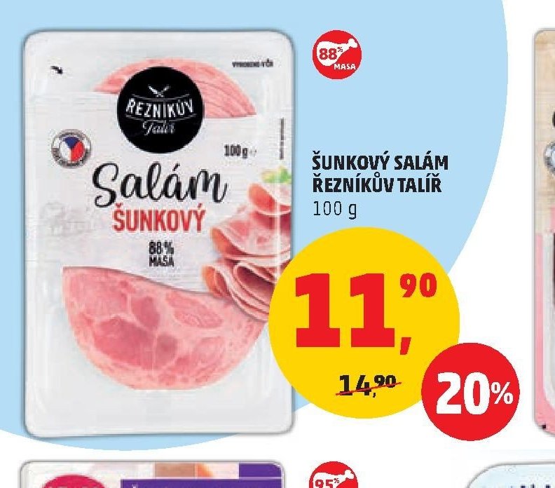 ŠUNKOVÝ SALÁM ŘEZNÍKŮV TALÍŘ