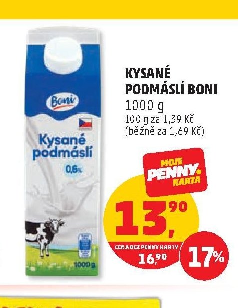 Kysané podmáslí Boni 1000 g