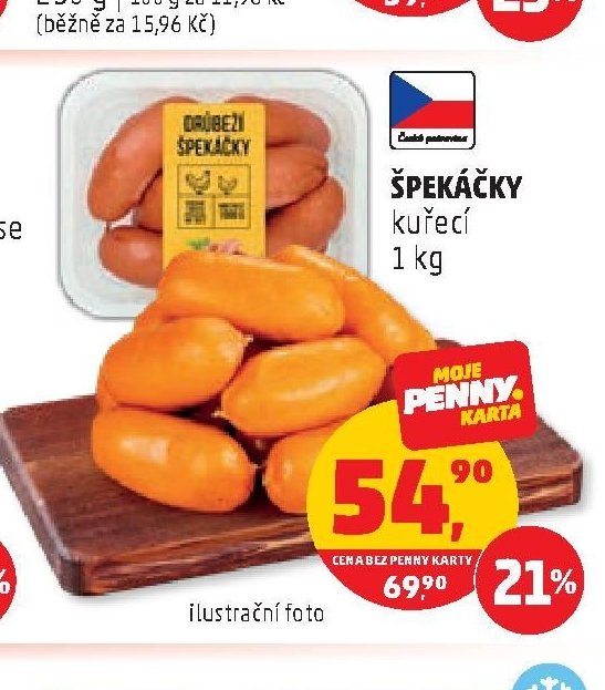 Špekáčky kuřecí 1 kg