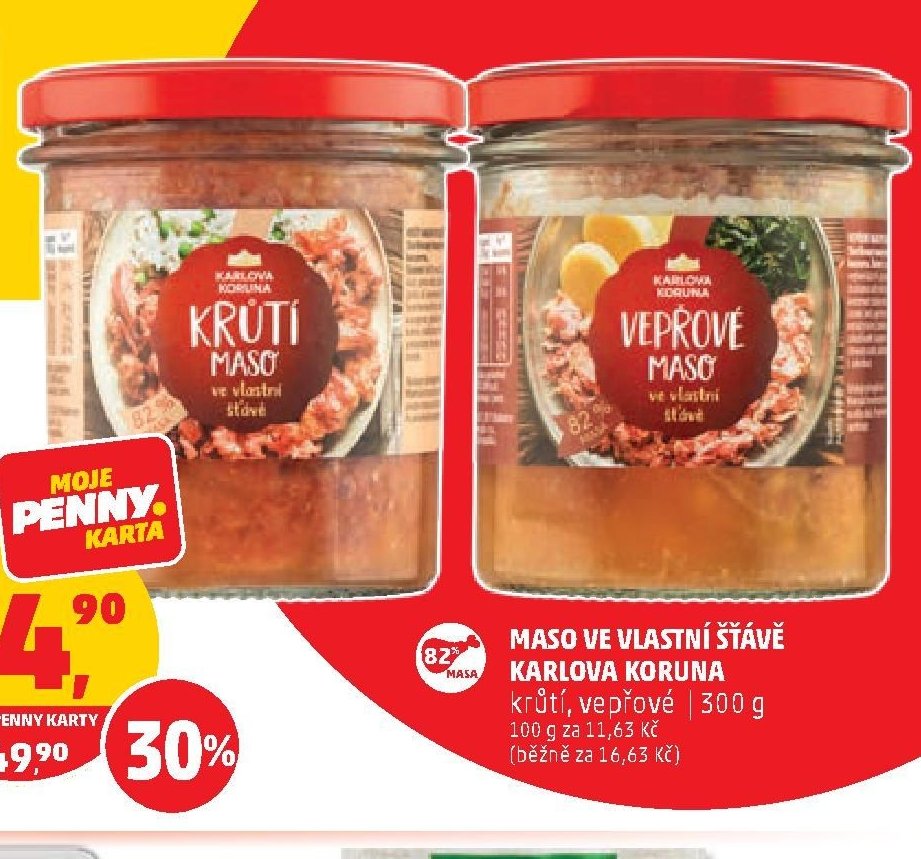 Maso ve vlastní šťávě Karlova Koruna