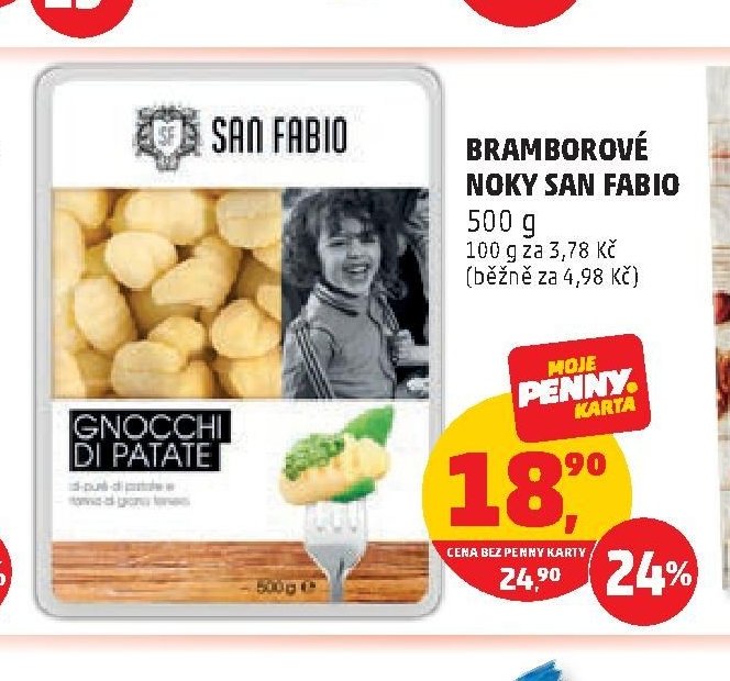 Bramborové noky San Fabio