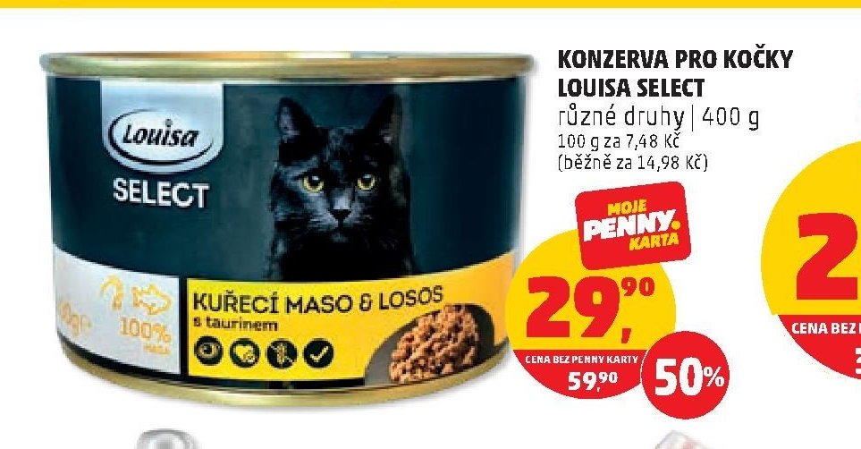 Konzerva pro kočky Louisa Select