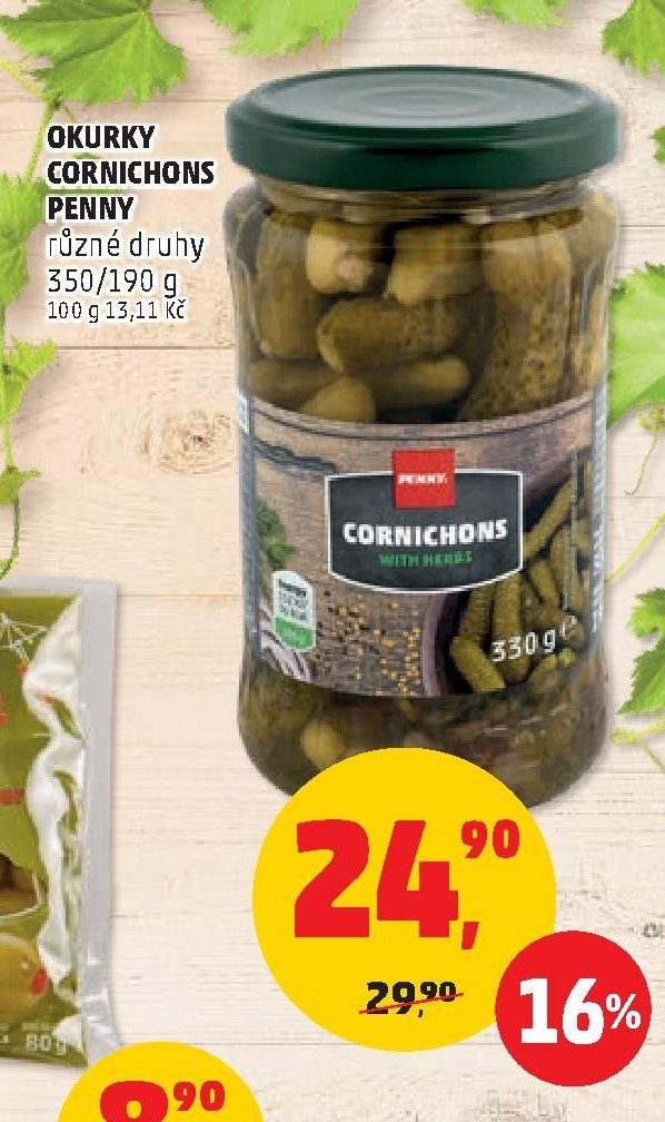 Okurky Cornichons Penny