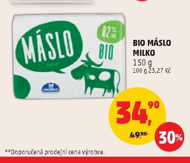 BIO MÁSLO MILKO
