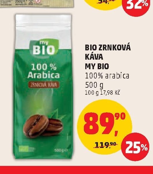 BIO ZRNKOVÁ KÁVA MY BIO