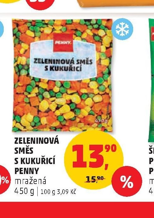 Zeleninová směs s kukuřicí Penny