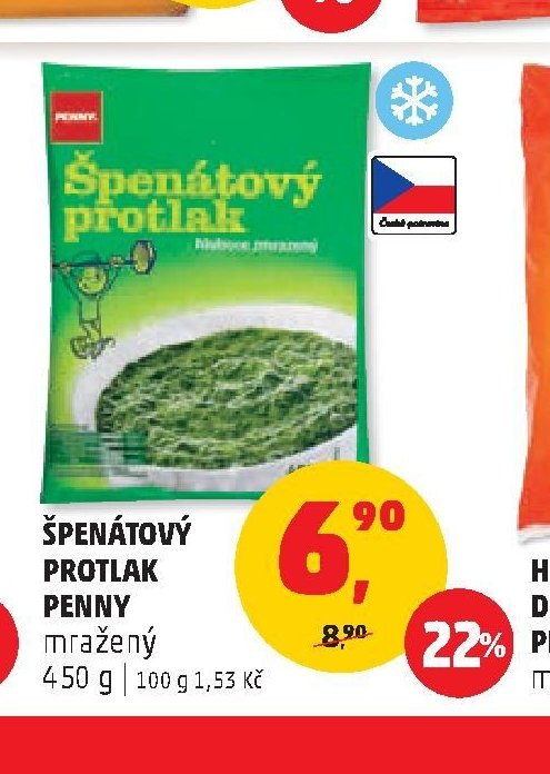 Špenátový protlak Penny