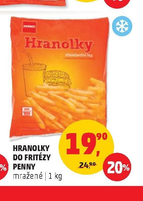 Hranolky do fritézy Penny