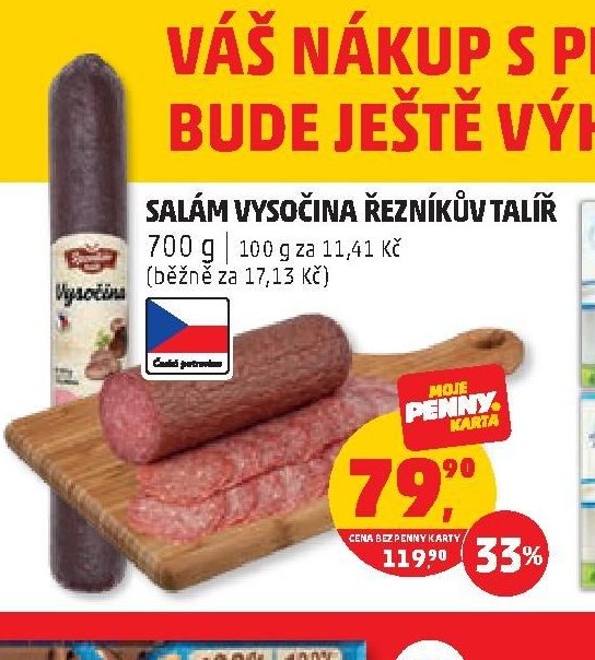 SALÁM VYSOČINA ŘEZNÍKŮV TALÍŘ