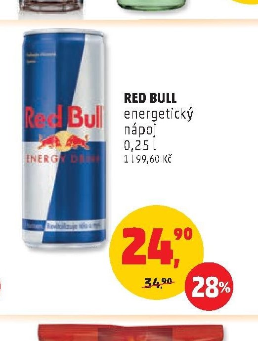 RED BULL energetický nápoj