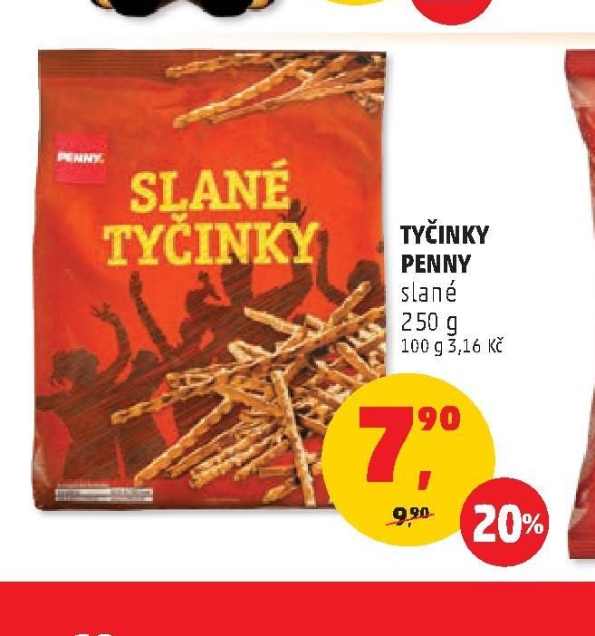 TYČINKY PENNY slané