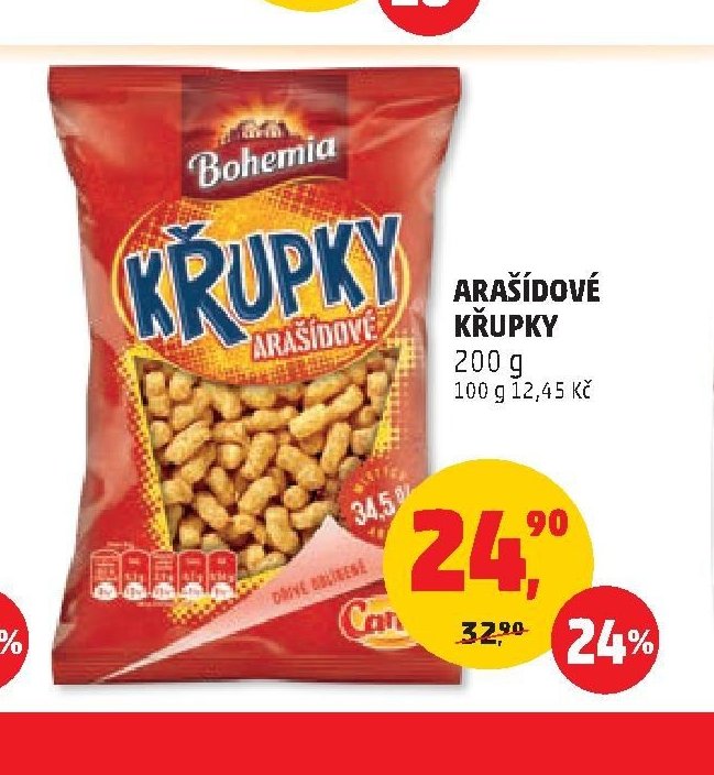 BOHEMIA ARAŠÍDOVÉ KŘUPKY
