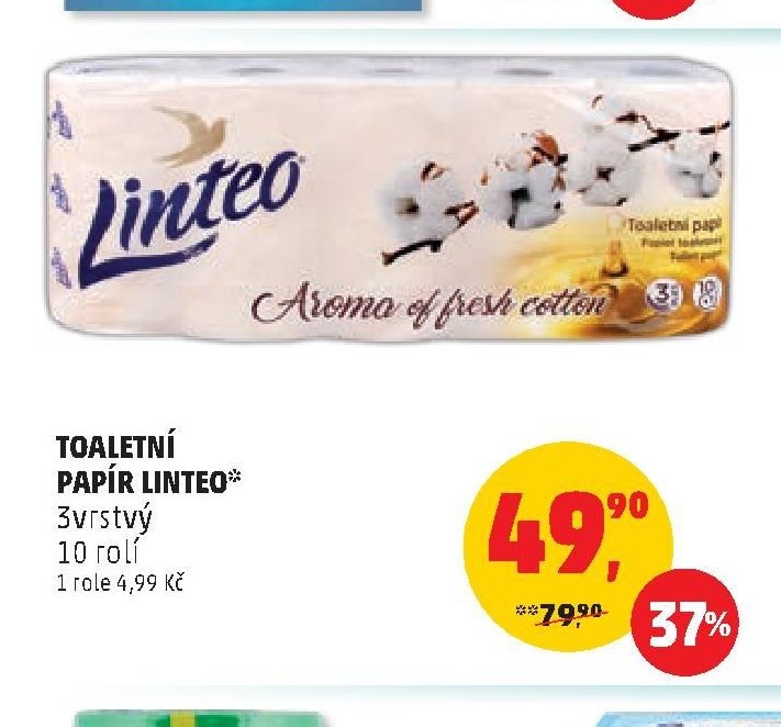 Toaletní papír Linteo 3vrstvý