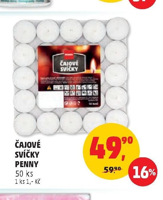 Čajové svíčky Penny