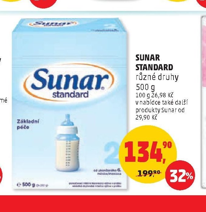 Sunar Standard různé druhy