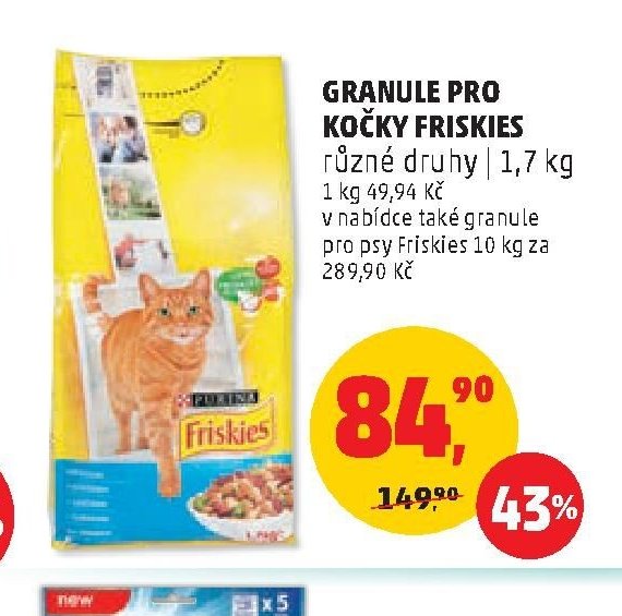 GRANULE PRO KOČKY FRISKIES